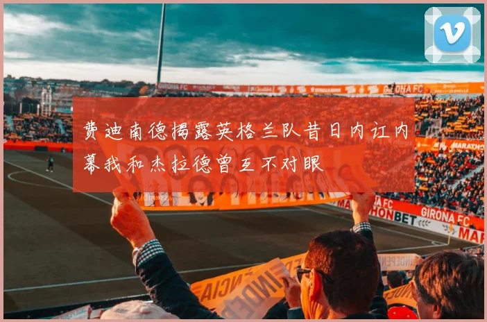 费迪南德揭露英格兰队昔日内讧内幕我和杰拉德曾互不对眼
